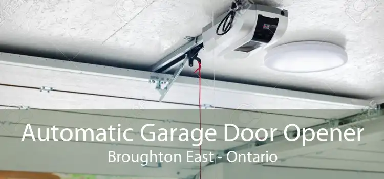 Automatic Garage Door Opener Broughton East - Ontario
