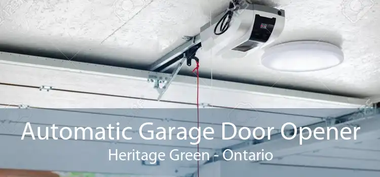 Automatic Garage Door Opener Heritage Green - Ontario