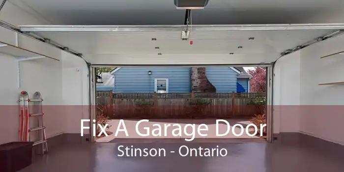 Fix A Garage Door Stinson - Ontario