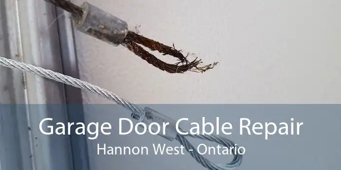 Garage Door Cable Repair Hannon West - Ontario