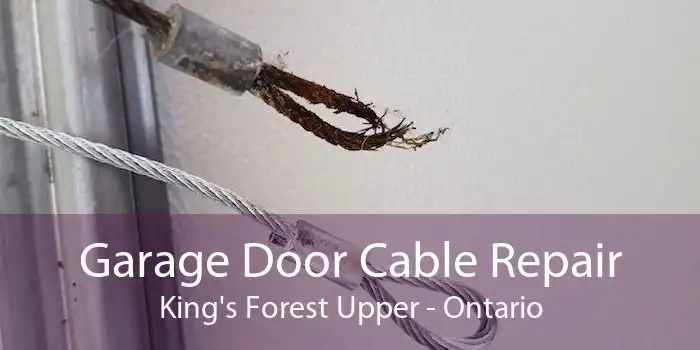 Garage Door Cable Repair King's Forest Upper - Ontario