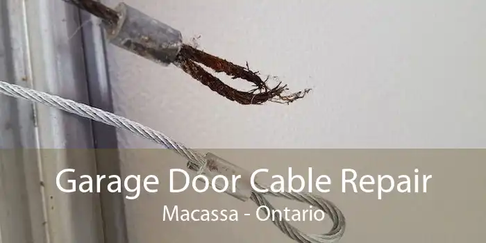 Garage Door Cable Repair Macassa - Ontario