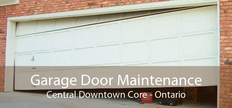 Garage Door Maintenance Central Downtown Core - Ontario