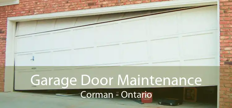 Garage Door Maintenance Corman - Ontario