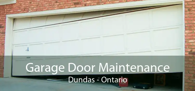 Garage Door Maintenance Dundas - Ontario