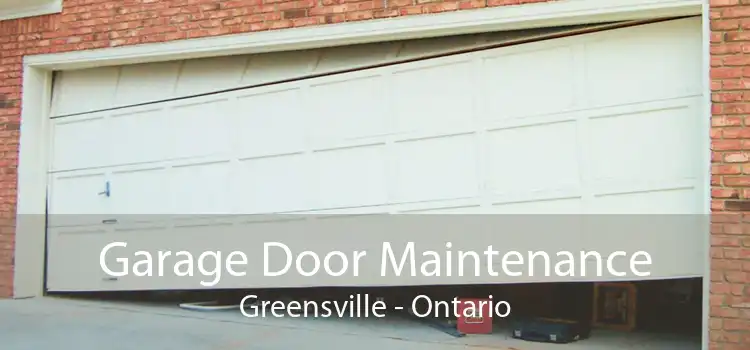 Garage Door Maintenance Greensville - Ontario