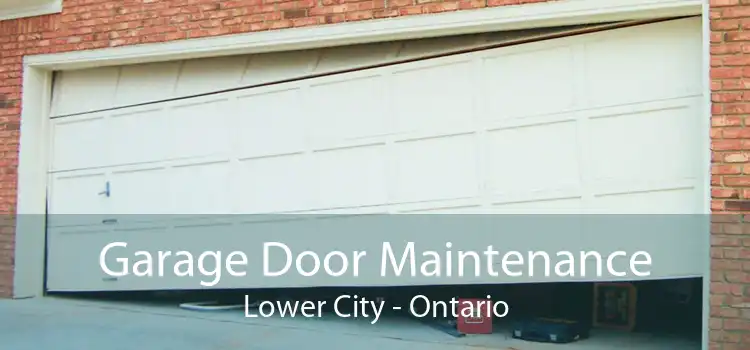 Garage Door Maintenance Lower City - Ontario