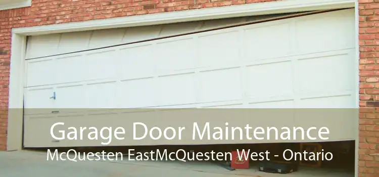 Garage Door Maintenance McQuesten EastMcQuesten West - Ontario