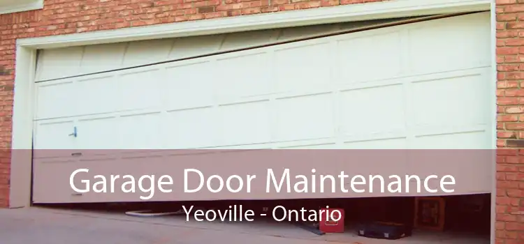 Garage Door Maintenance Yeoville - Ontario