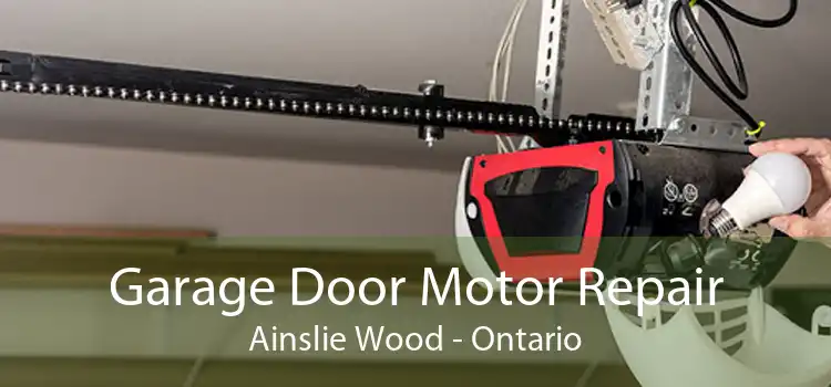 Garage Door Motor Repair Ainslie Wood - Ontario