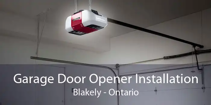 Garage Door Opener Installation Blakely - Ontario