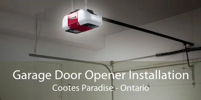 Garage Door Opener Installation Cootes Paradise - Ontario