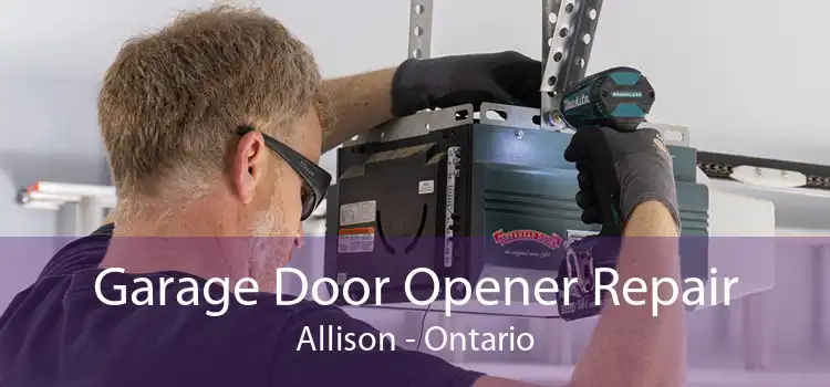 Garage Door Opener Repair Allison - Ontario