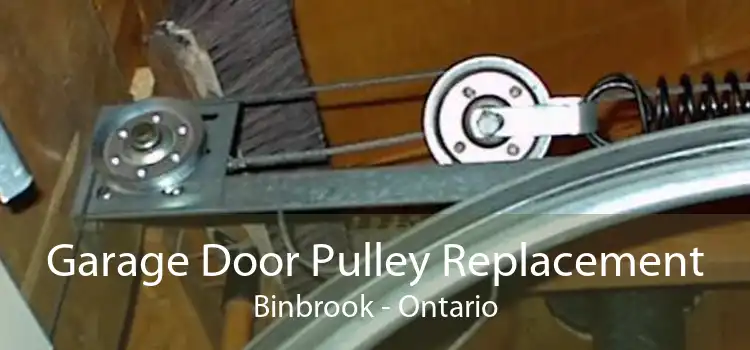 Garage Door Pulley Replacement Binbrook - Ontario