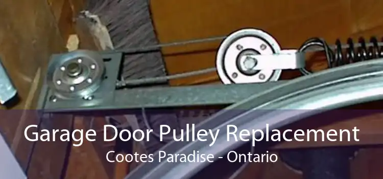 Garage Door Pulley Replacement Cootes Paradise - Ontario