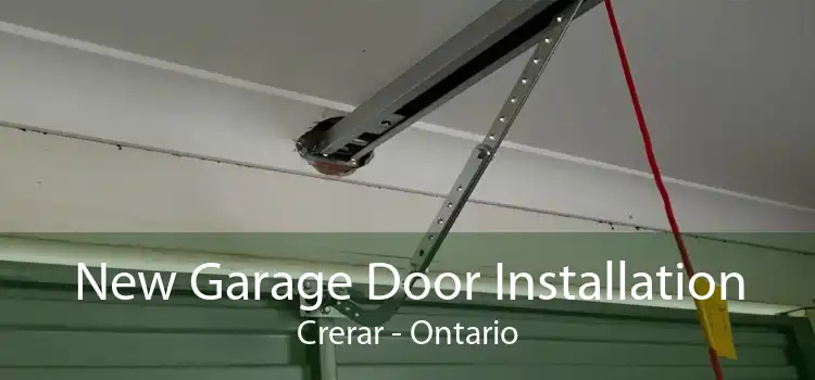 New Garage Door Installation Crerar - Ontario