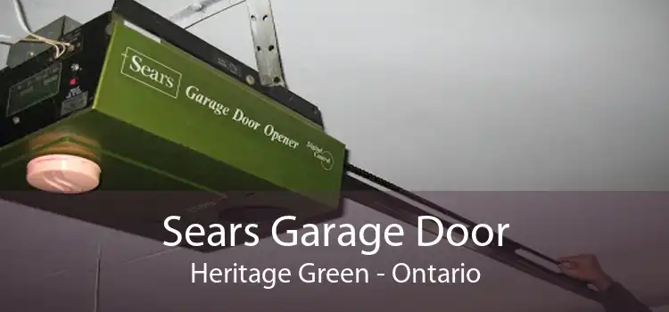 Sears Garage Door Heritage Green - Ontario