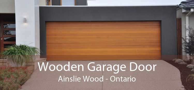 Wooden Garage Door Ainslie Wood - Ontario