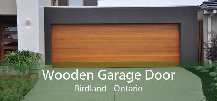 Wooden Garage Door Birdland - Ontario