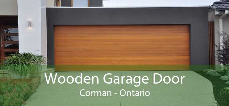 Wooden Garage Door Corman - Ontario