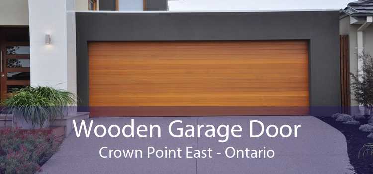 Wooden Garage Door Crown Point East - Ontario