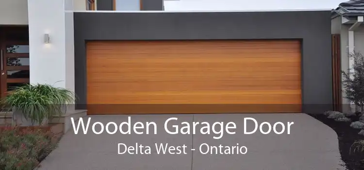 Wooden Garage Door Delta West - Ontario