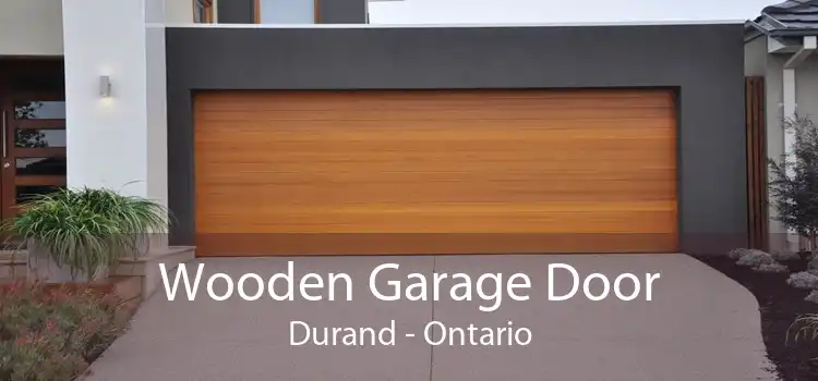 Wooden Garage Door Durand - Ontario