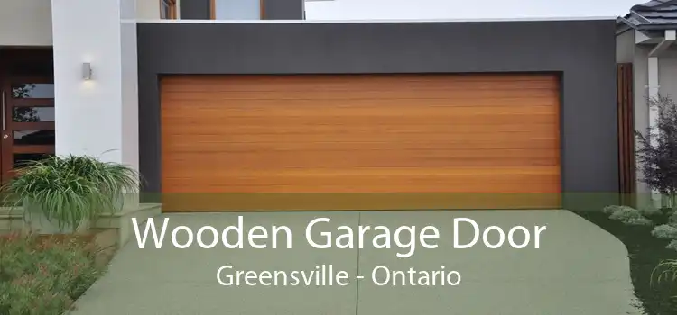 Wooden Garage Door Greensville - Ontario