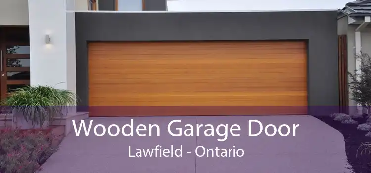 Wooden Garage Door Lawfield - Ontario