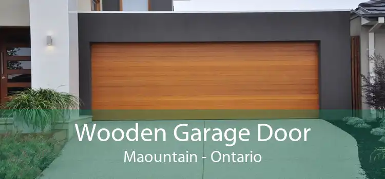 Wooden Garage Door Maountain - Ontario