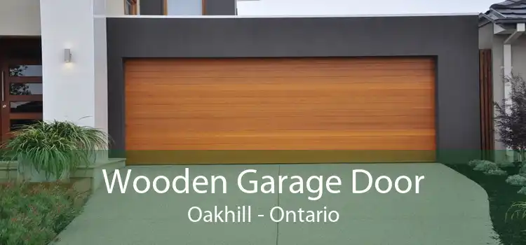 Wooden Garage Door Oakhill - Ontario