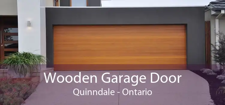 Wooden Garage Door Quinndale - Ontario