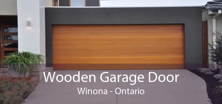 Wooden Garage Door Winona - Ontario